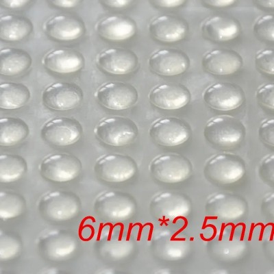 Patin silicone adhésif transparent 6 × 2,5 mm