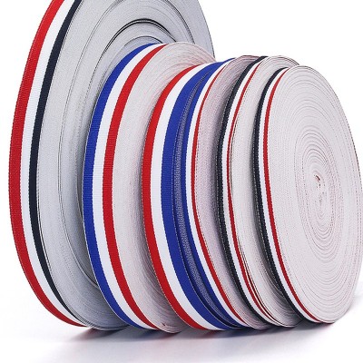 Ruban tricolore bleu-blanc-rouge (au mètre)