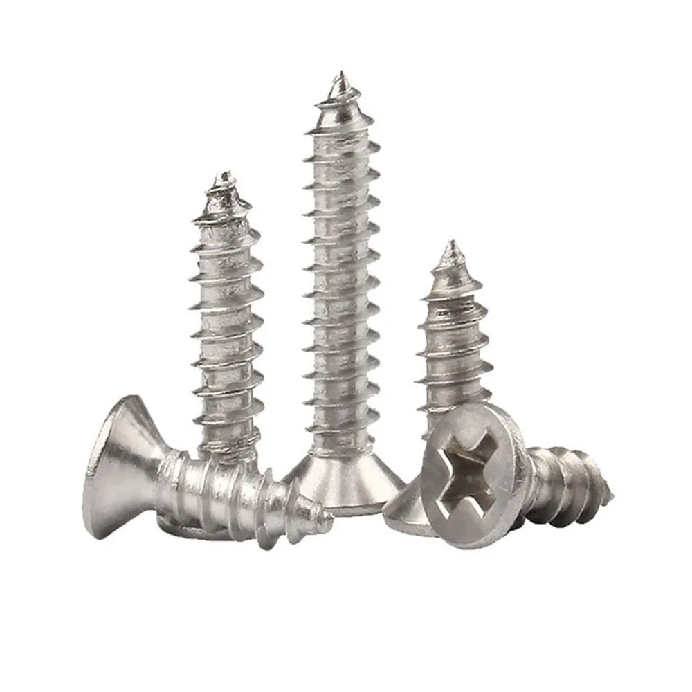 Vis à bois inox tête fraisée M2 × 12 mm