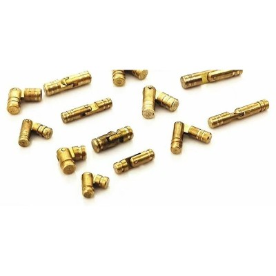 Charnière baril invisible laiton Ø 5 × 15 mm